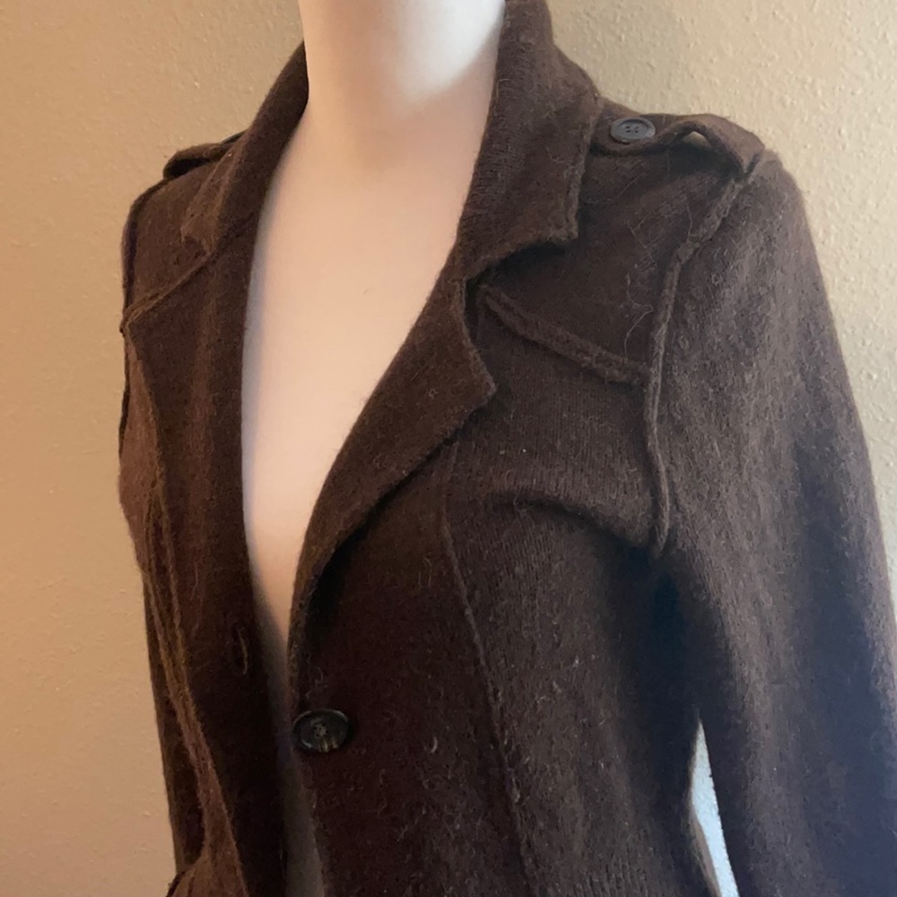 Brown Banana Republic button down cami- or coat- you pick!